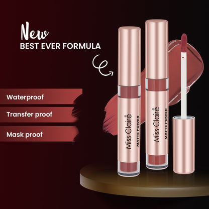 Miss Claire Matte Power Lipcolor - 15-bloggers Favourite