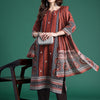 Dhiyona IE Geometric Printed Pure Cotton Kurta with Trousers & Dupatta