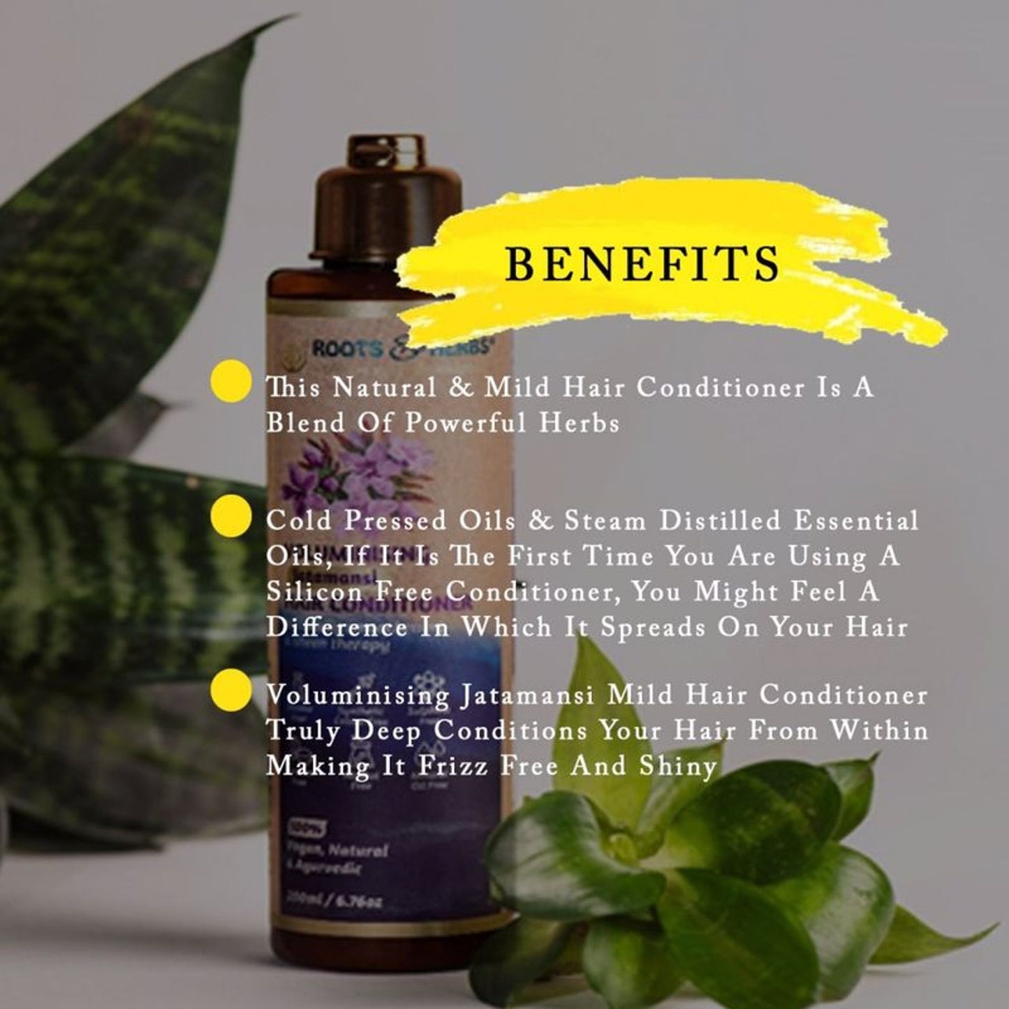 Roots & Herbs Voluminising Jatamansi Hair Conditioner