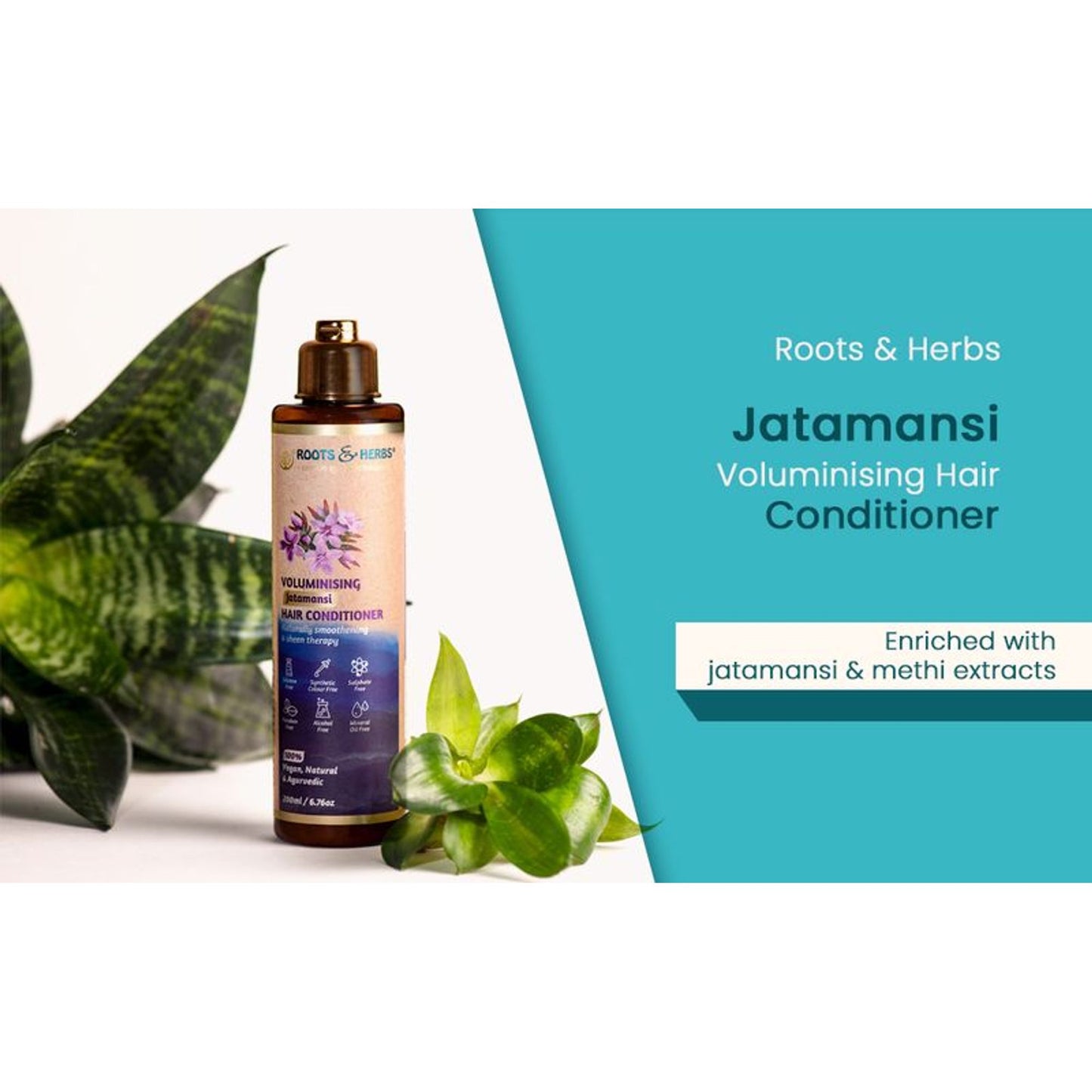 Roots & Herbs Voluminising Jatamansi Hair Conditioner