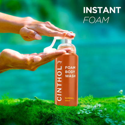 Cinthol Sandal Foam Body Wash