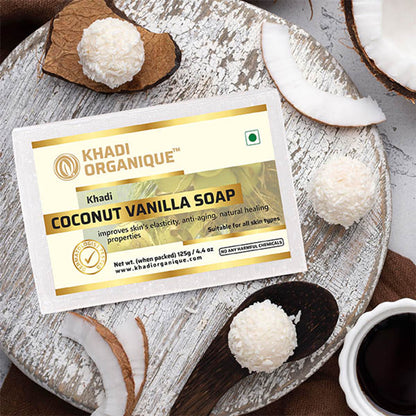Khadi Organique Coconut Vanilla Soap
