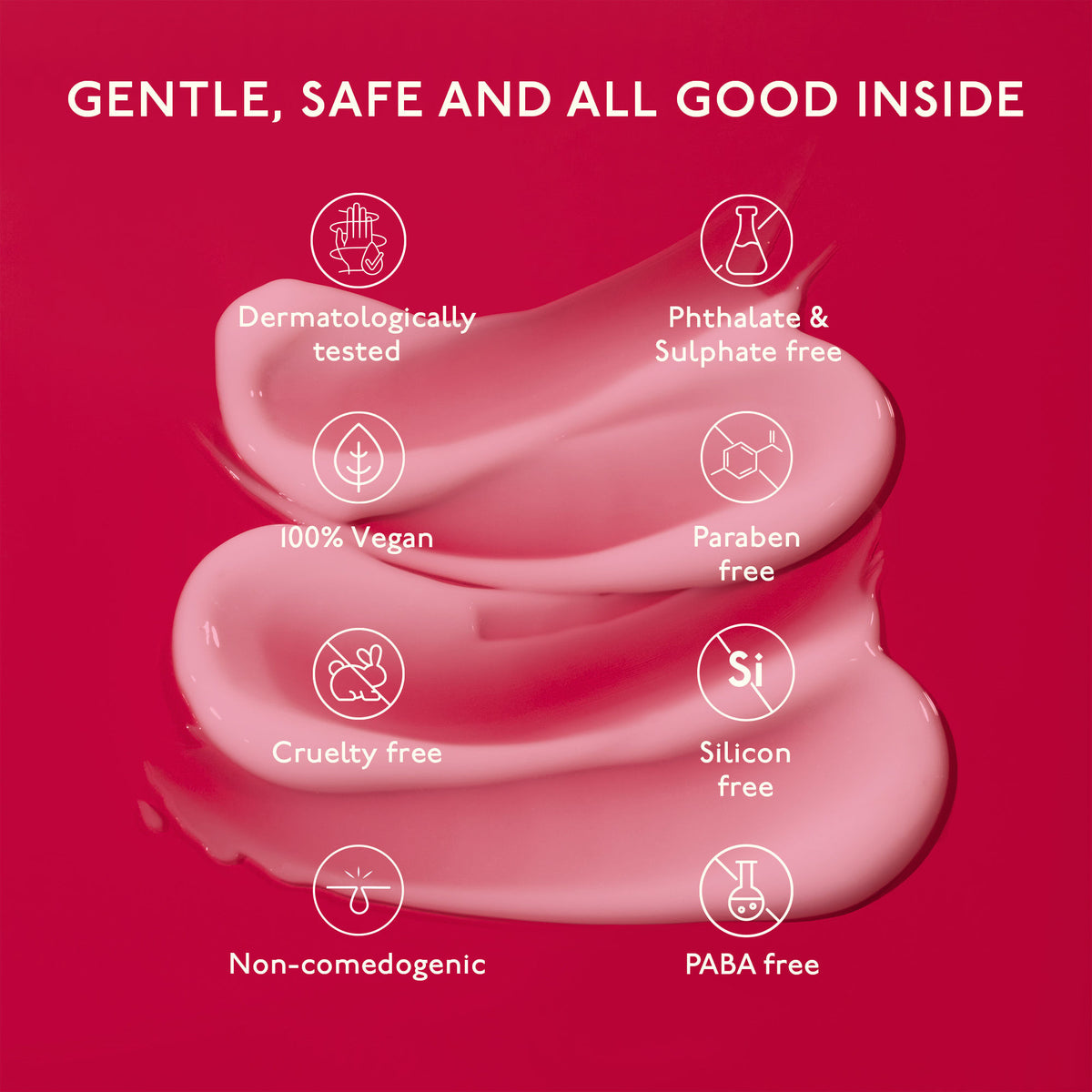 Asaya cream face moisturizer with watermelon extract, niacinamide, and glycerine for dry skin, shown in a pump bottle.