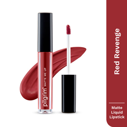 Pilgrim Matte Me Up! Liquid Lipstick - Red Revenge - 16