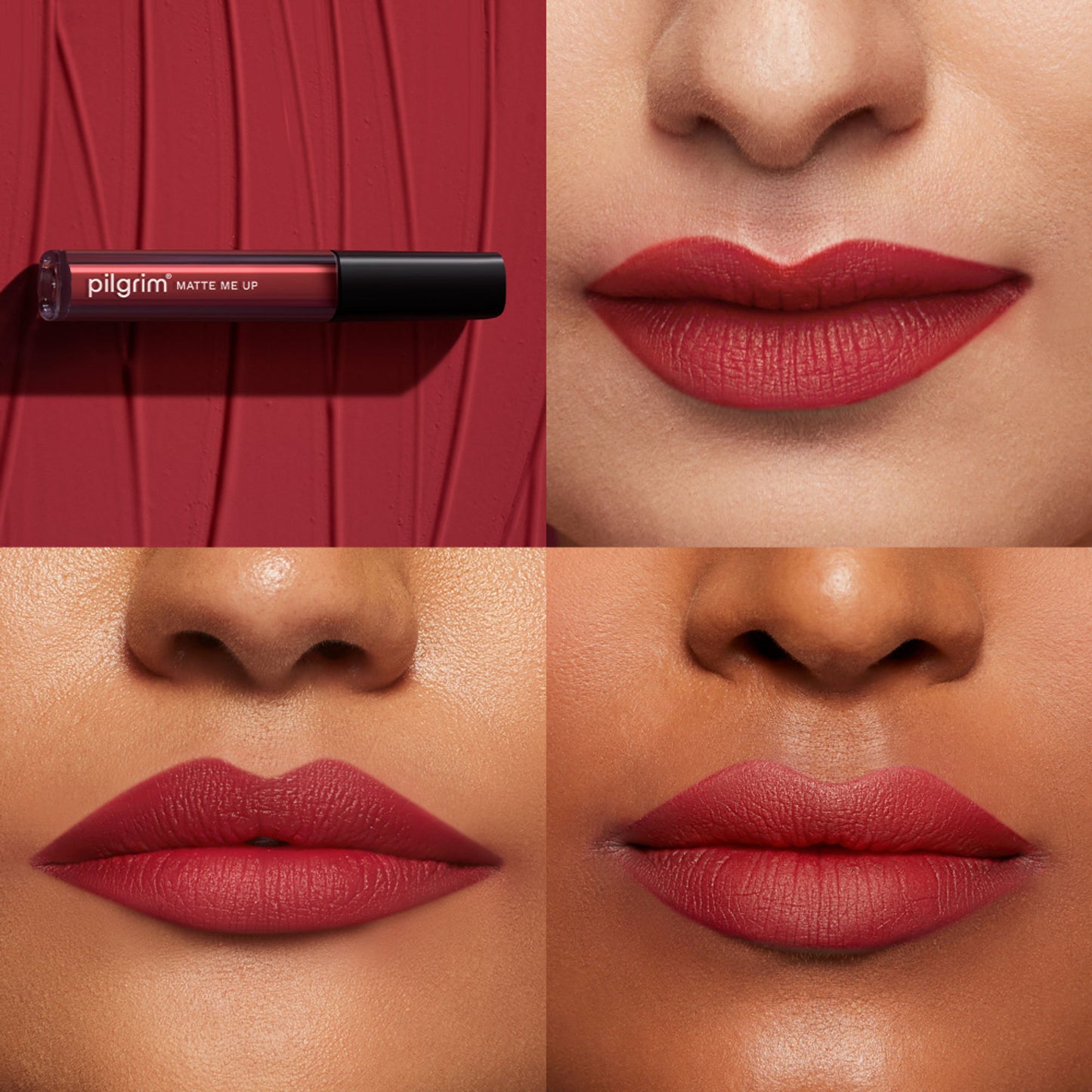 Pilgrim Matte Me Up! Liquid Lipstick - Red Revenge - 16