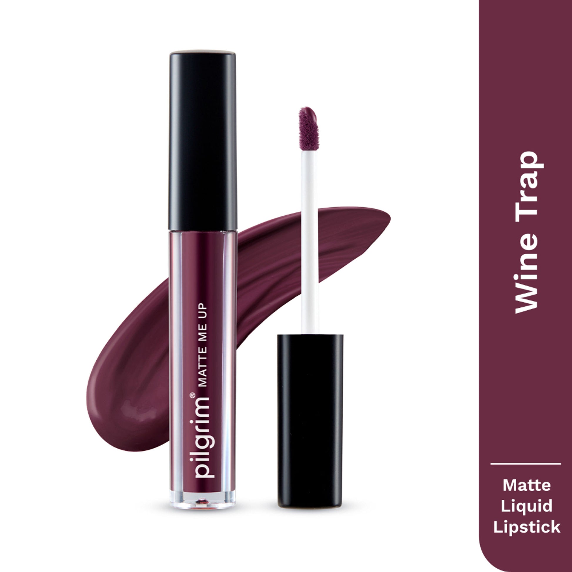 Pilgrim Matte Me Up! Liquid Lipstick - Wine Trap - 17
