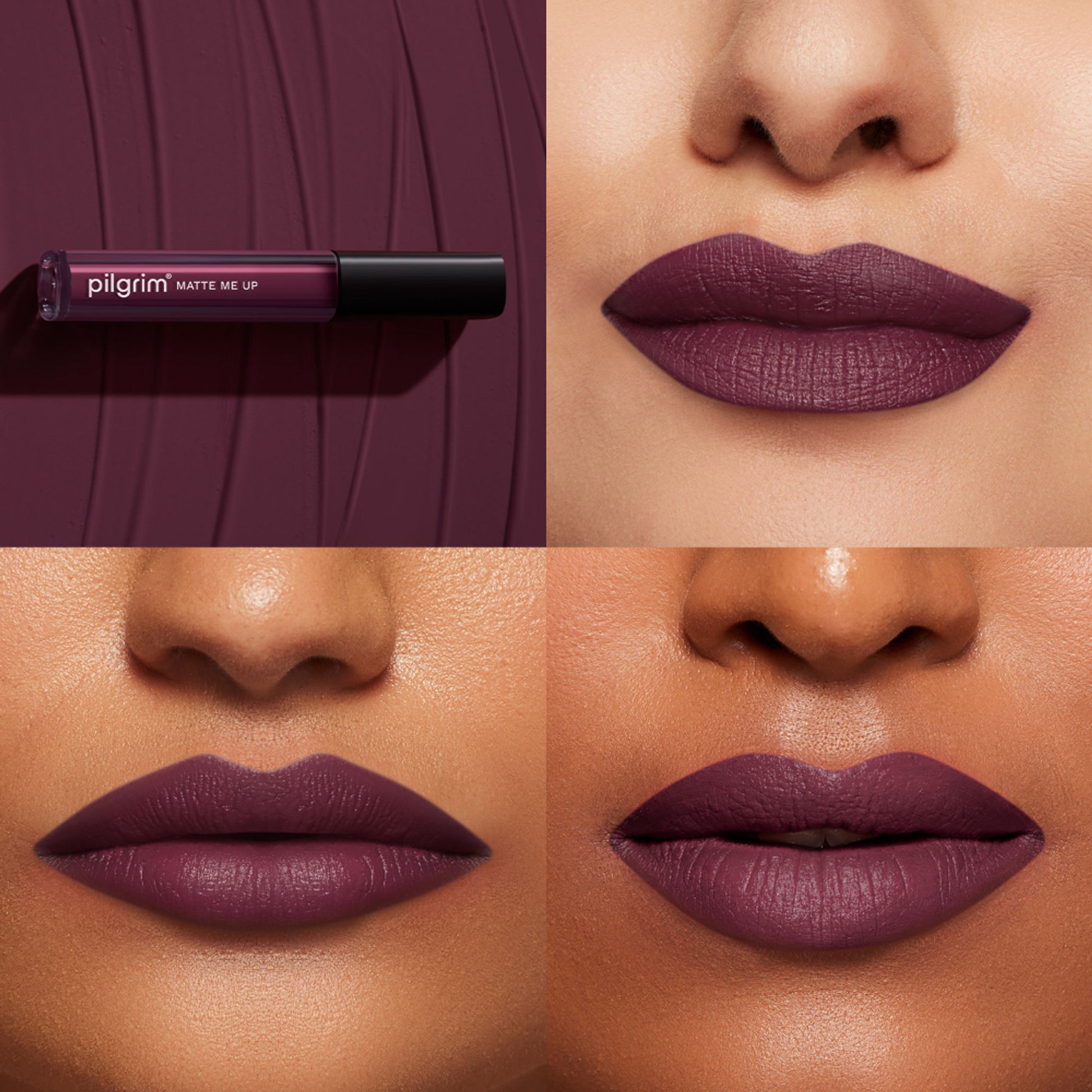 Pilgrim Matte Me Up! Liquid Lipstick - Wine Trap - 17