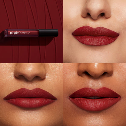 Pilgrim Matte Me Up! Liquid Lipstick - Ruby Fling - 19