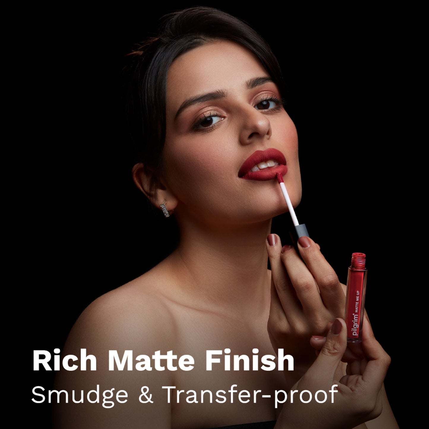 Pilgrim Matte Me Up! Liquid Lipstick - Ruby Fling - 19