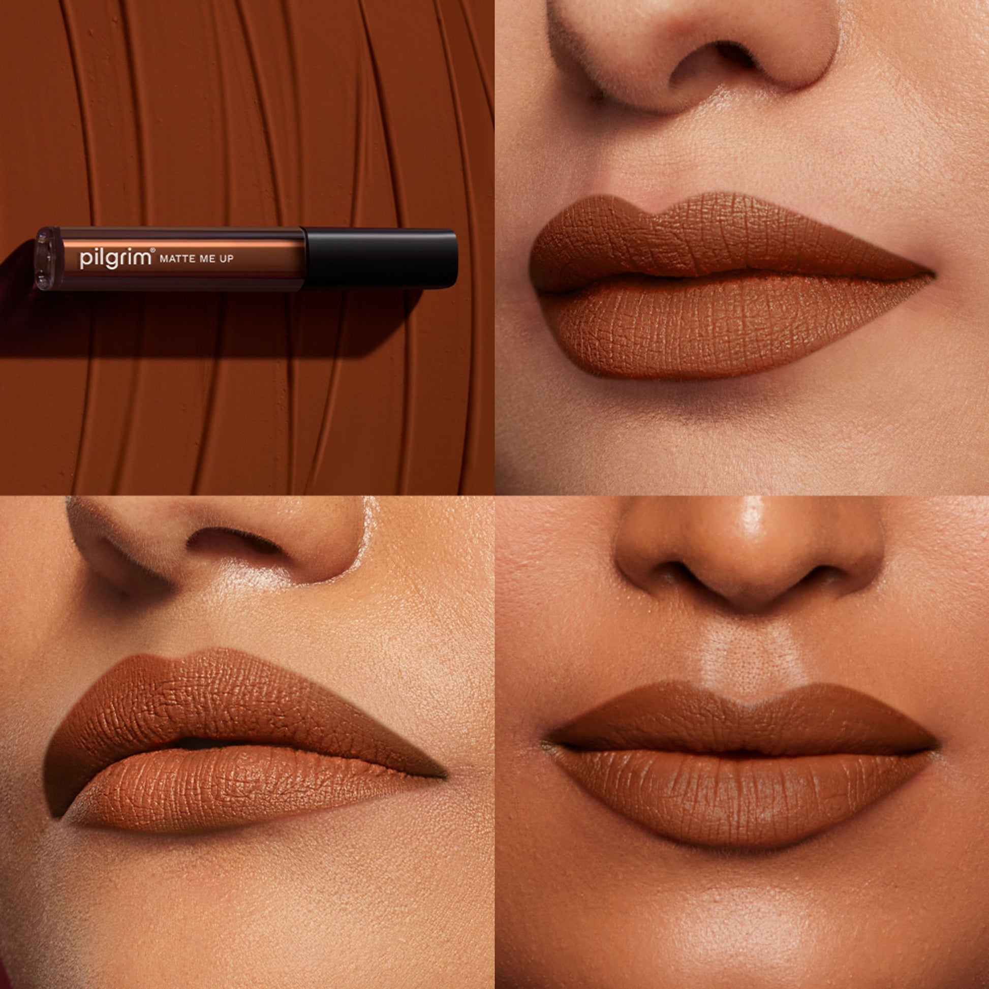 Pilgrim Matte Me Up! Liquid Lipstick - Brown Mischief - 20