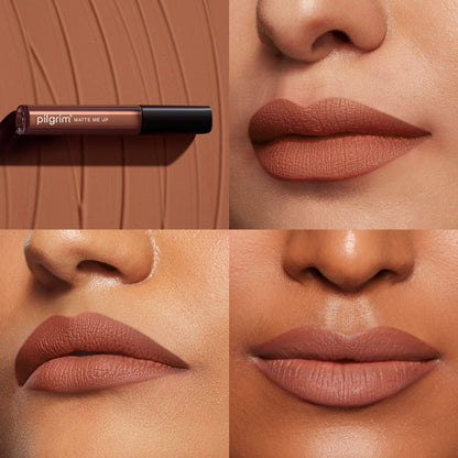 Pilgrim Matte Me Up! Liquid Lipstick - Mocha Muse - 22