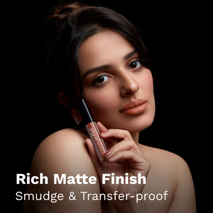 Pilgrim Matte Me Up! Liquid Lipstick - Mocha Muse - 22