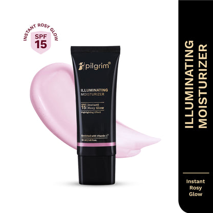 Pilgrim Instant Rosy Glow Illuminating Moisturizer SPF 15