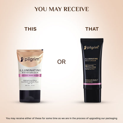 Pilgrim Instant Rosy Glow Illuminating Moisturizer SPF 15