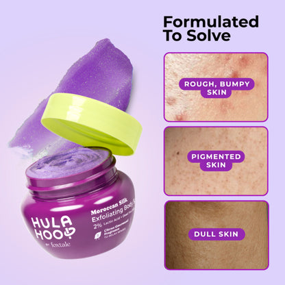 Foxtale Hula Hoop Moroccan Silk Exfoliating Body Scrub