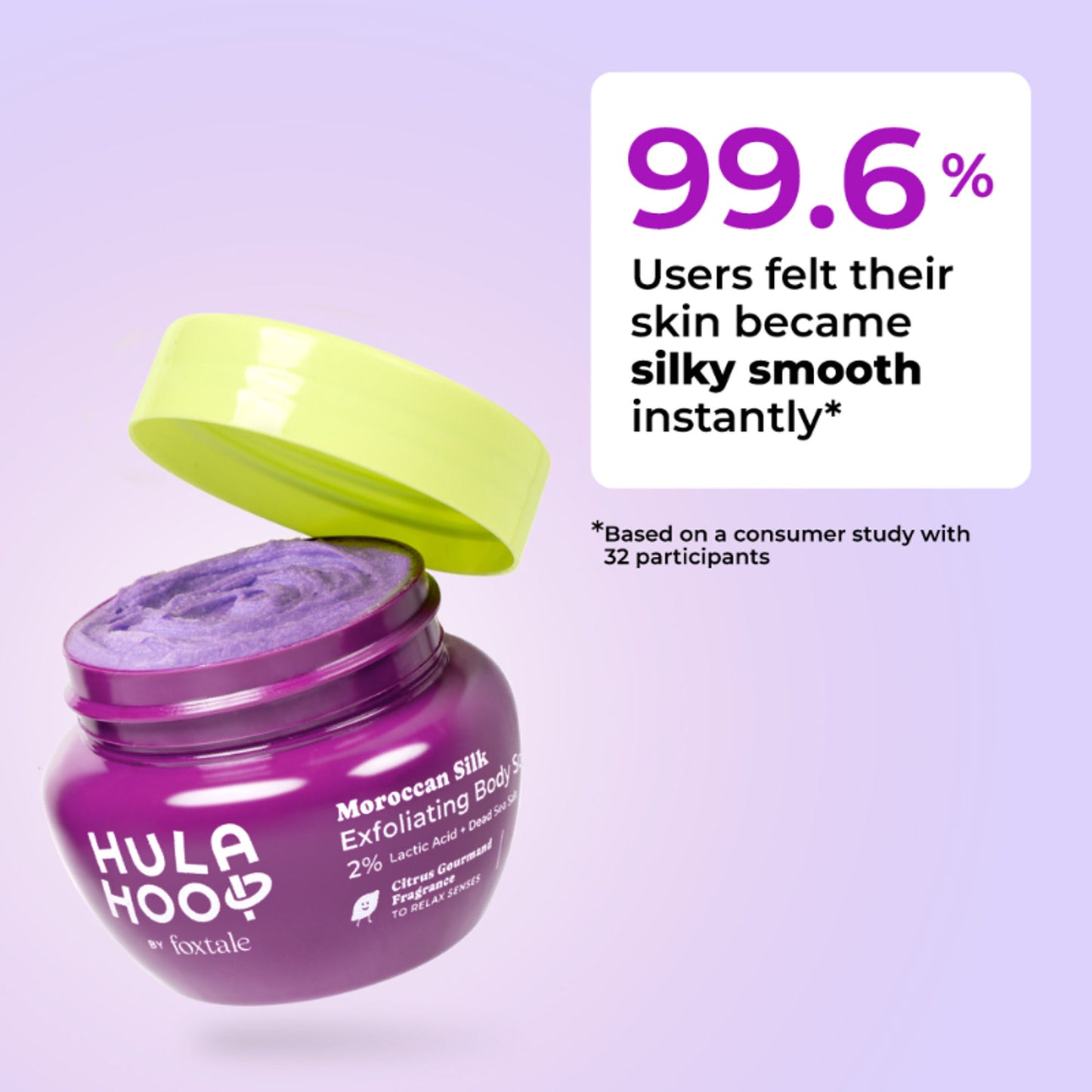 Foxtale Hula Hoop Moroccan Silk Exfoliating Body Scrub