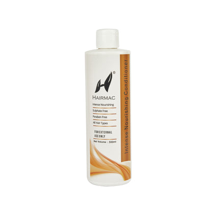 Hairmac Intense Nourishing Conditioner Paraben Free. Frizz control and Damage Repair