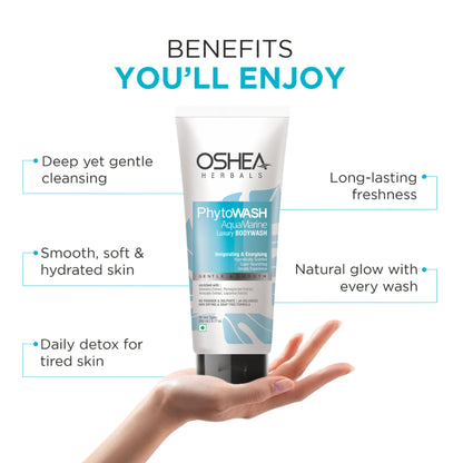 Oshea Herbals Phytowash Aquamarine Luxury Body Wash