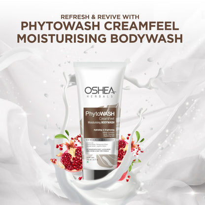 Oshea Herbals Phytowash Cream Feel Moisturising Body Wash
