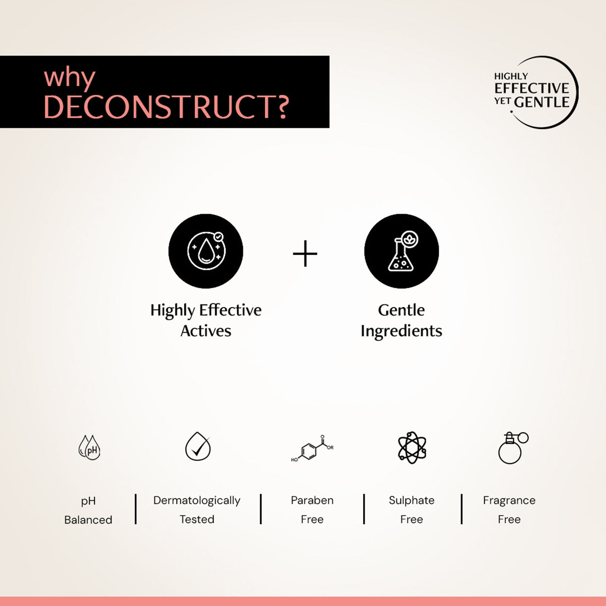 Deconstruct 5% Niacinamide Face Serum with Alpha Arbutin, For Acne Marks, Beginner Friendly