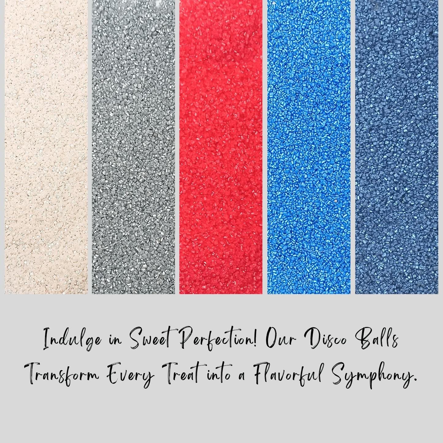 Confect Mix Red, White, Blue & Silver Patriotic Sprinkles
