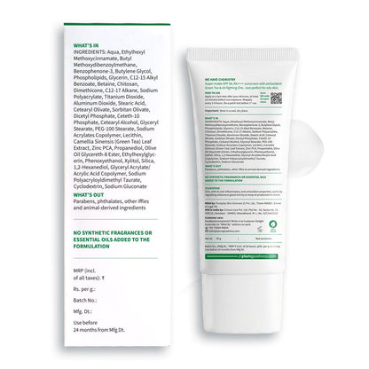 Green Tea & Zinc Super-Matte SPF 50 Sunscreen Gel For Oily & Acne-Prone Skin