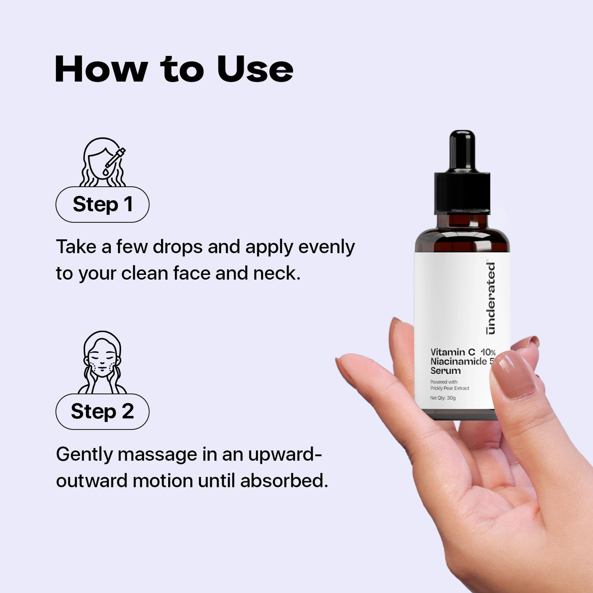 Underated Vitamic C 10% Niacinamide 5% Serum