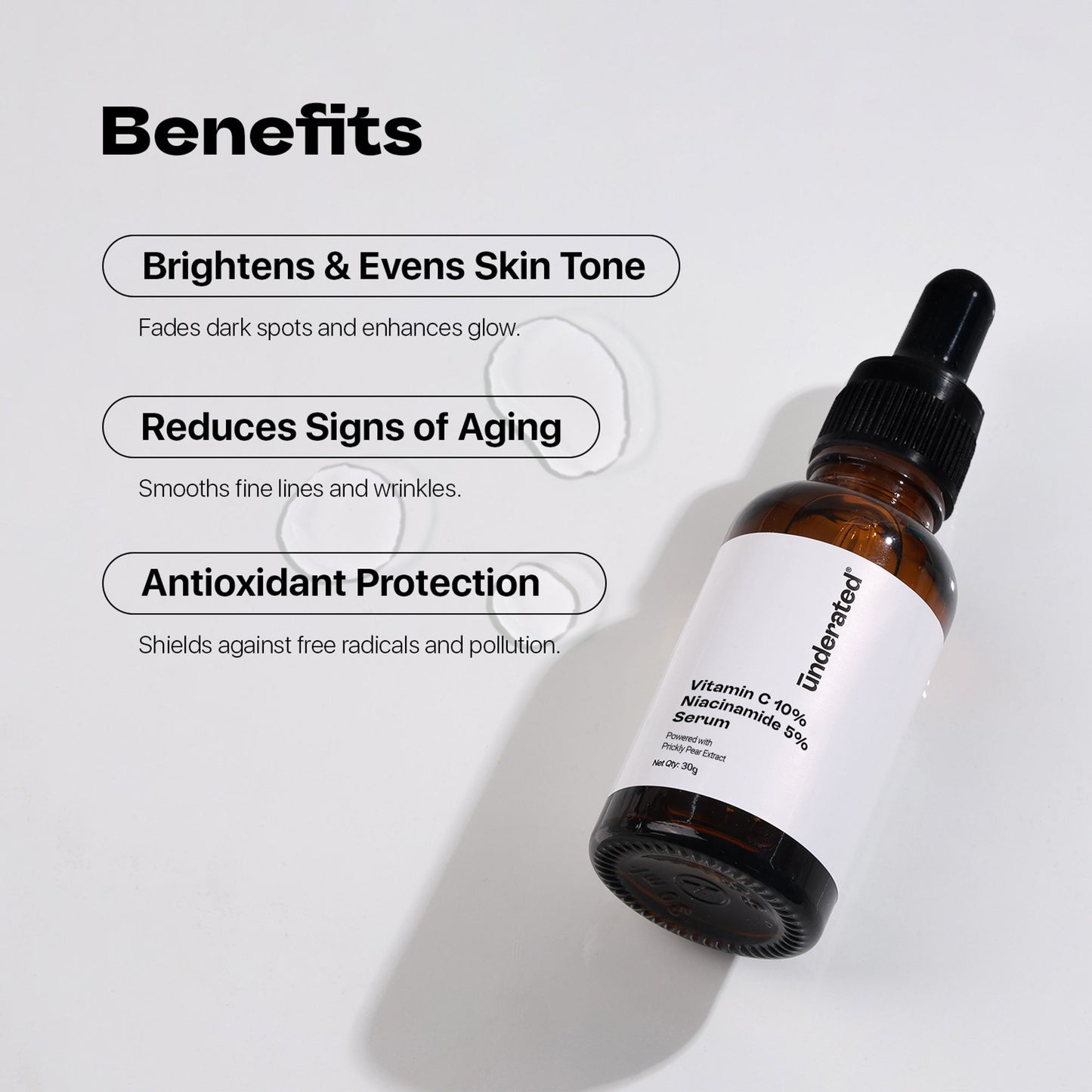 Underated Vitamic C 10% Niacinamide 5% Serum
