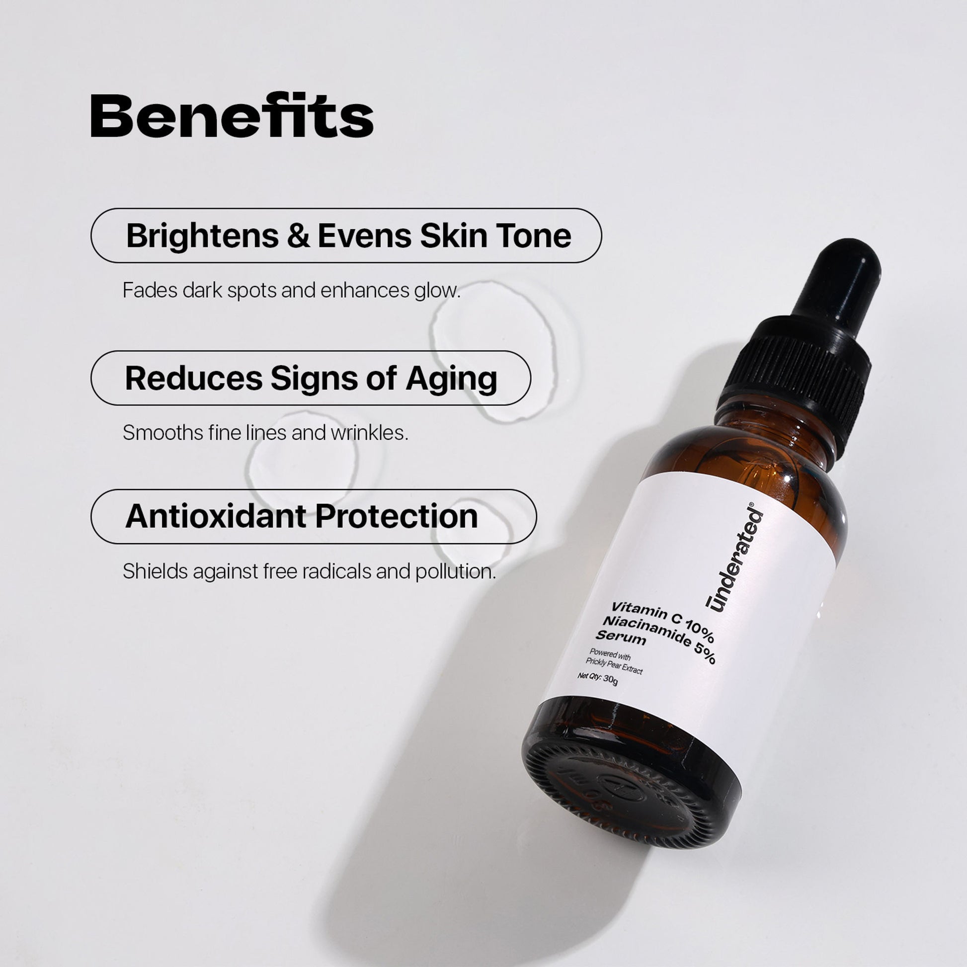 Underated Vitamic C 10% Niacinamide 5% Serum