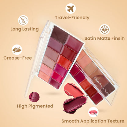 Shopaarel Rich Color Lip Plaette