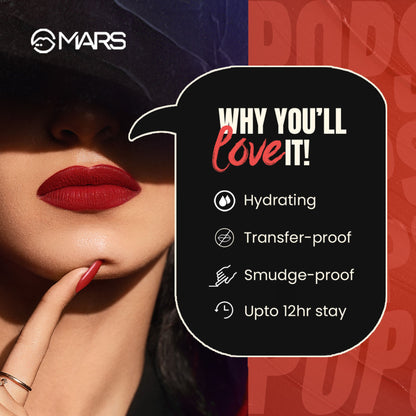 MARS Popstar Non Drying Liquid Mousse Lipstick - 26 Brownout