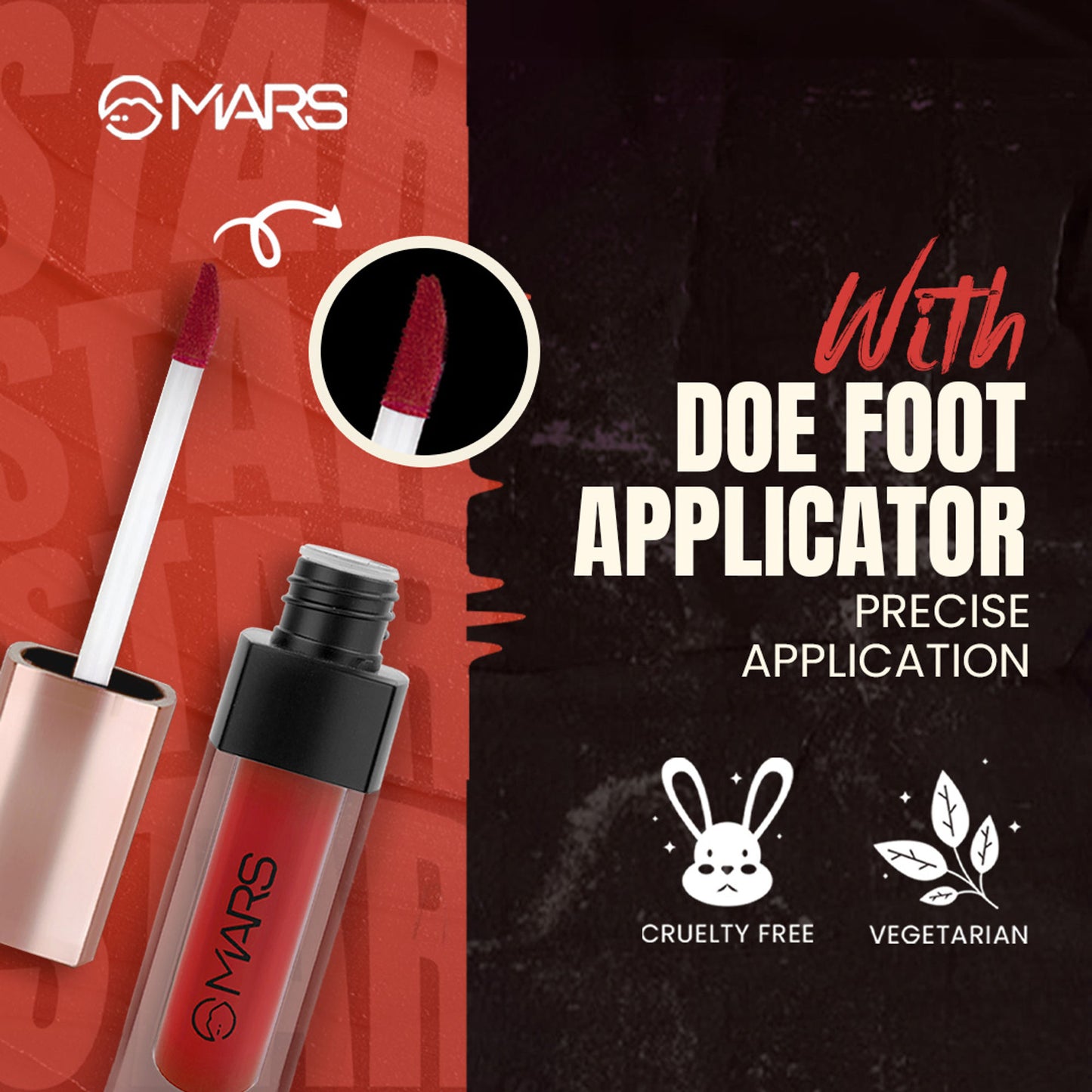 MARS Popstar Non Drying Liquid Mousse Lipstick - 26 Brownout