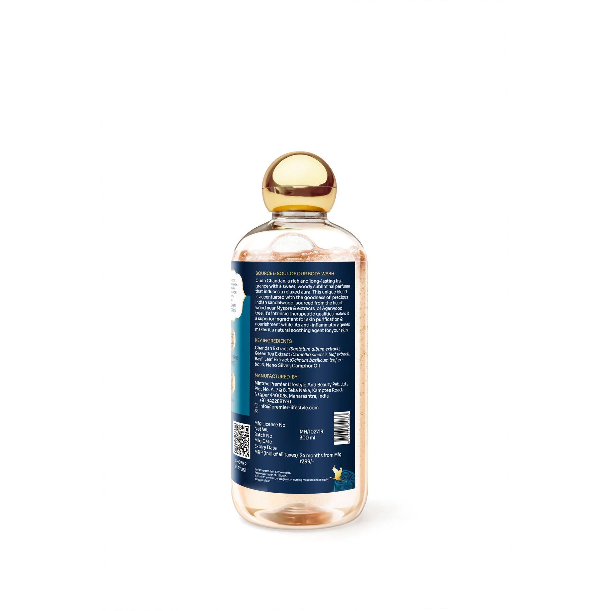 Vedic Valley Snanam Oudh Chandan Body Wash