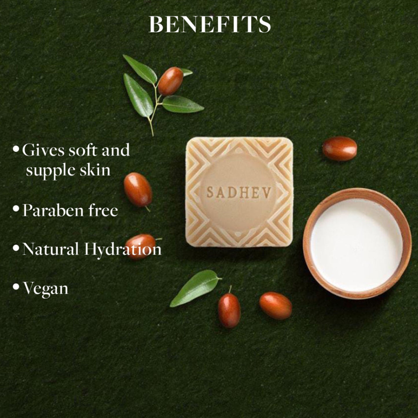 Sadhev Goat Milk & Honey Bathing Bar
