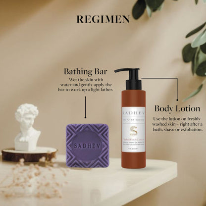 Sadhev Depigmentation & Detanning Bathing Bar - Sandal & Saffron