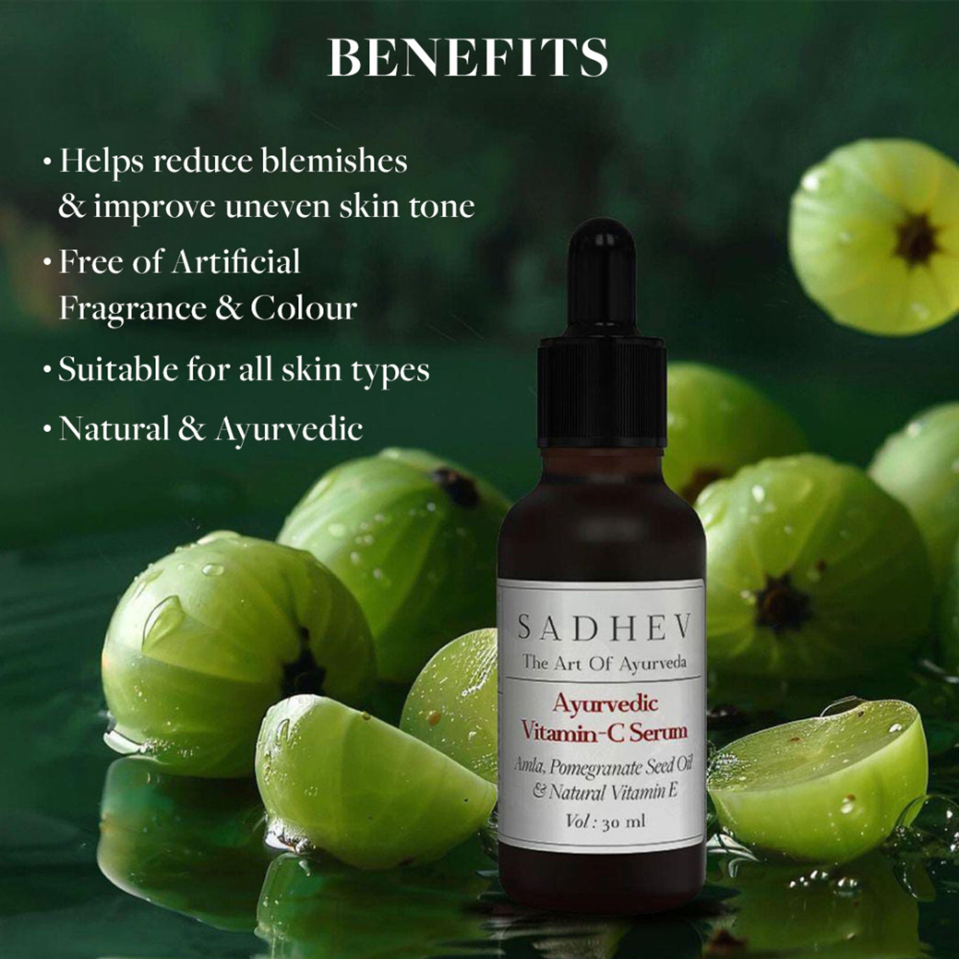 SADHEV Ayurvedic Vitamin C Serum