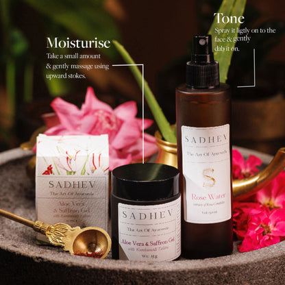 SADHEV Aloe Vera Gel With Saffron And Kumkumadi Thailam