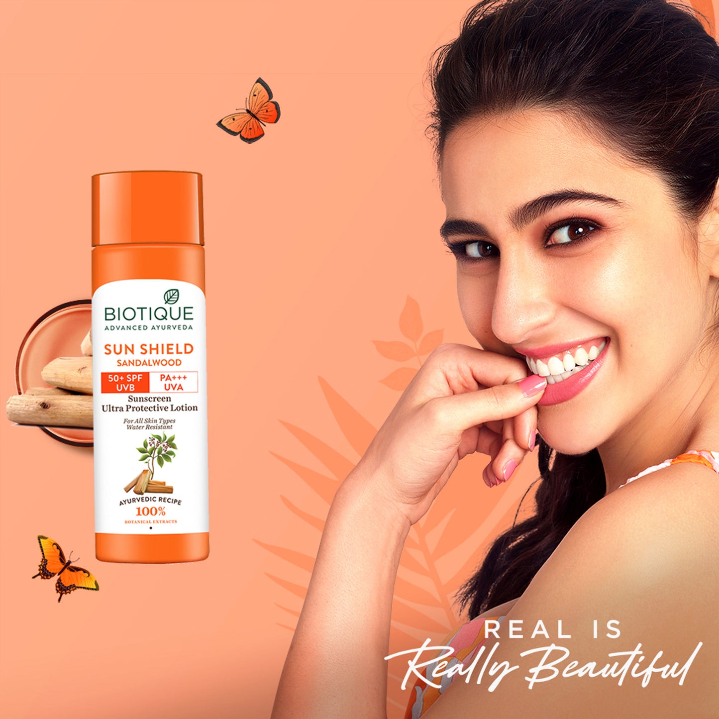 Biotique Bio Sun Shield Sandalwood Ultra Protective Face Lotion SPF 50+ Sunscreen