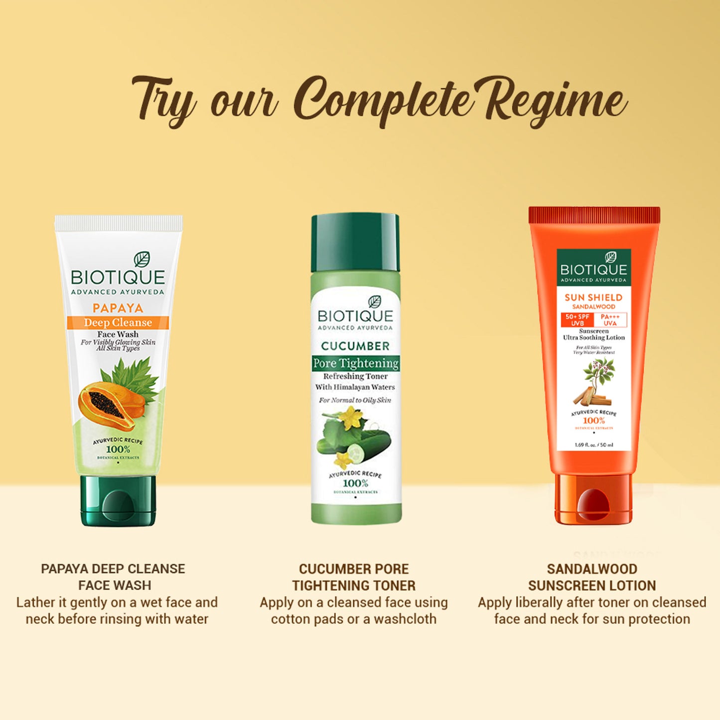 Biotique Bio Sun Shield Sandalwood Ultra Protective Face Lotion SPF 50+ Sunscreen