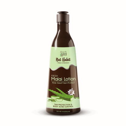 Nat Habit Aloe Sauf Sun Protect Fresh Malai Lotion