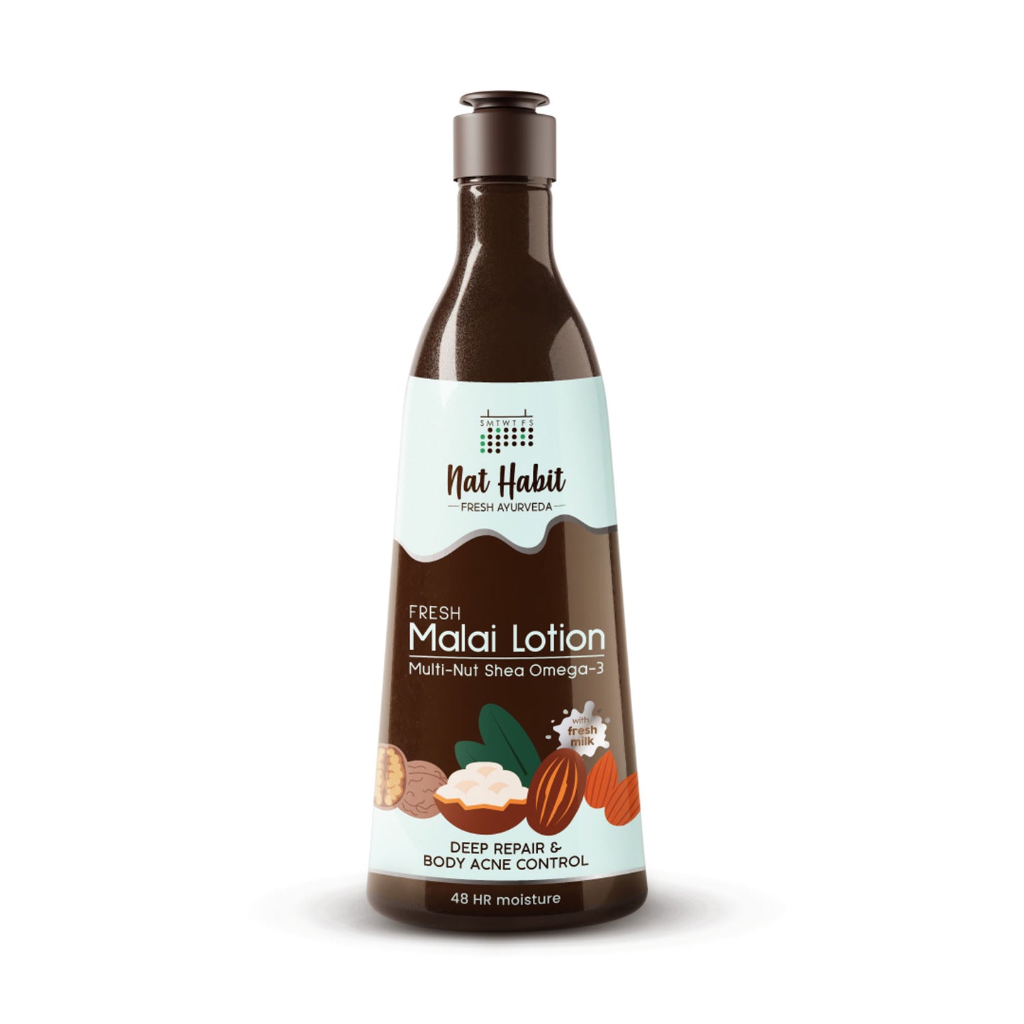 Nat Habit Multi-Nut Shea Omega-3 Fresh Malai Lotion
