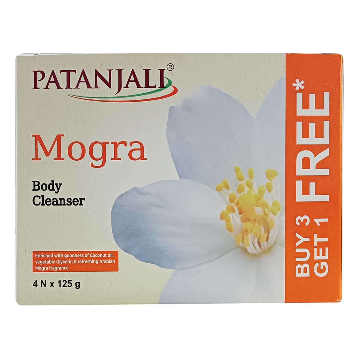 Patanjali Mogra Body Cleanser Soap - Indyancart
