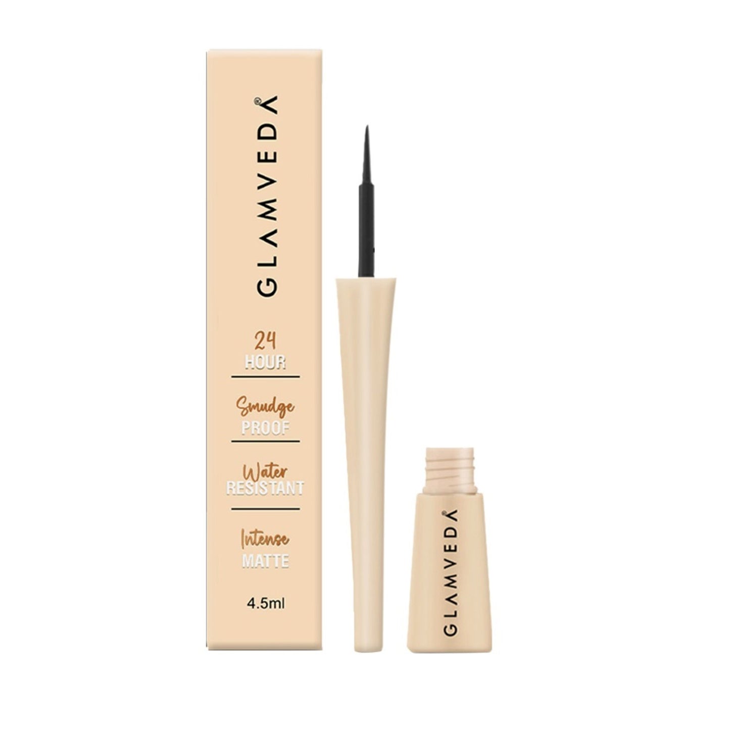 Glamveda Super Matte Liquid Intense Eyeliner - Black