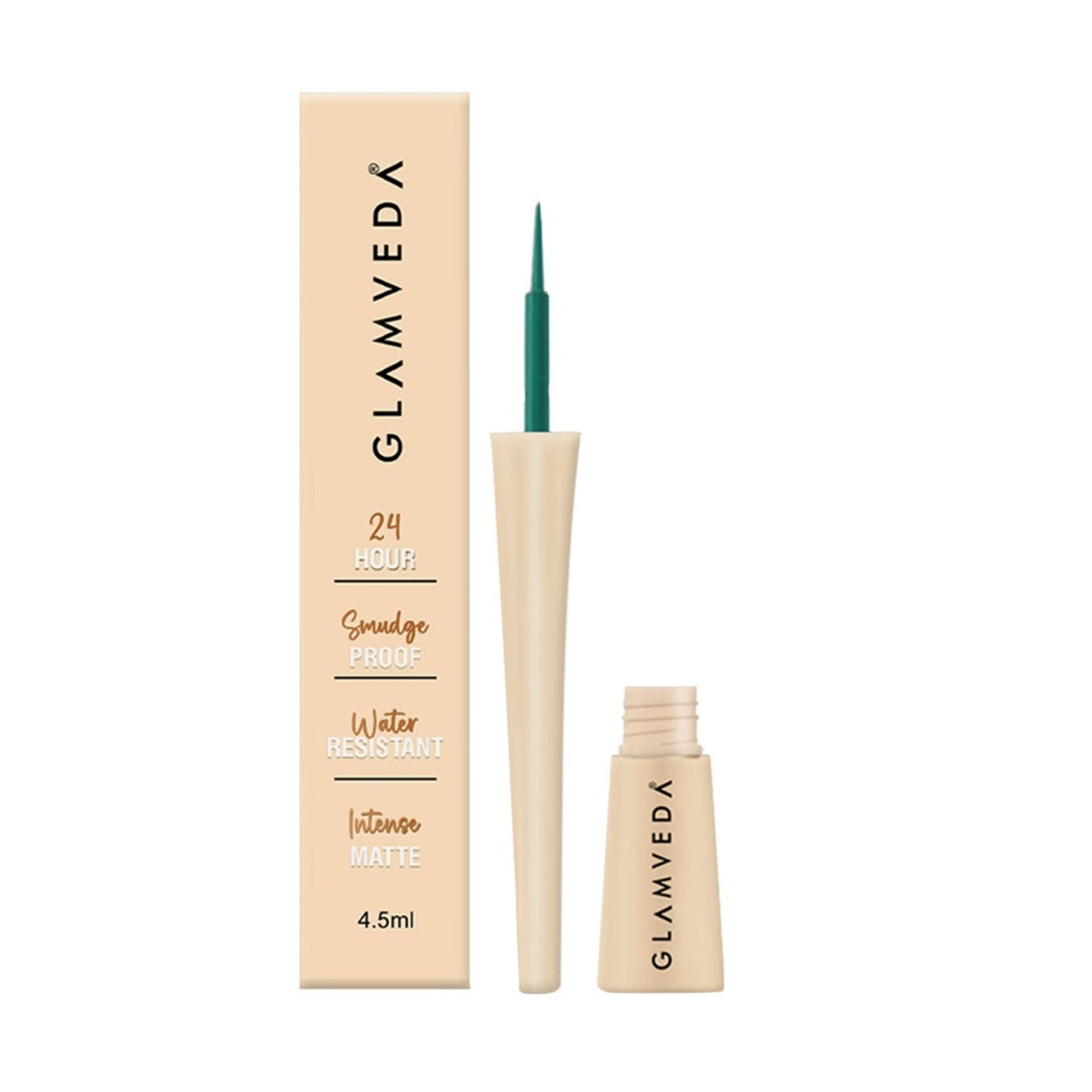 Glamveda Super Matte Liquid Intense Eyeliner - Green
