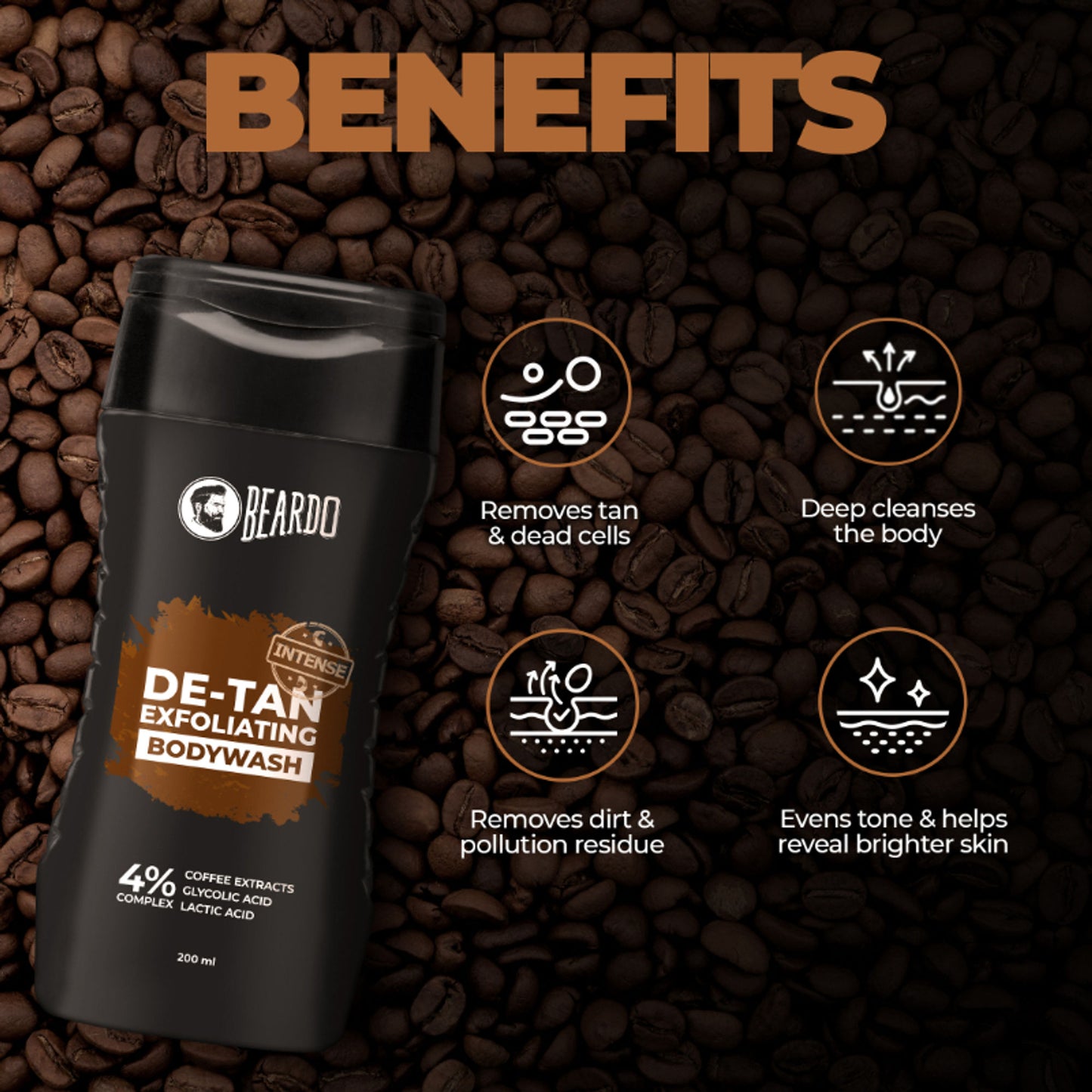 Beardo Detan Exfoliating Bodywash
