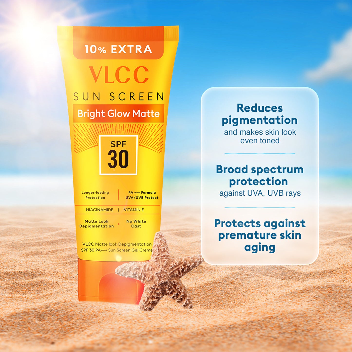 VLCC Matte Look SPF 30 Sun Screen Gel Creme