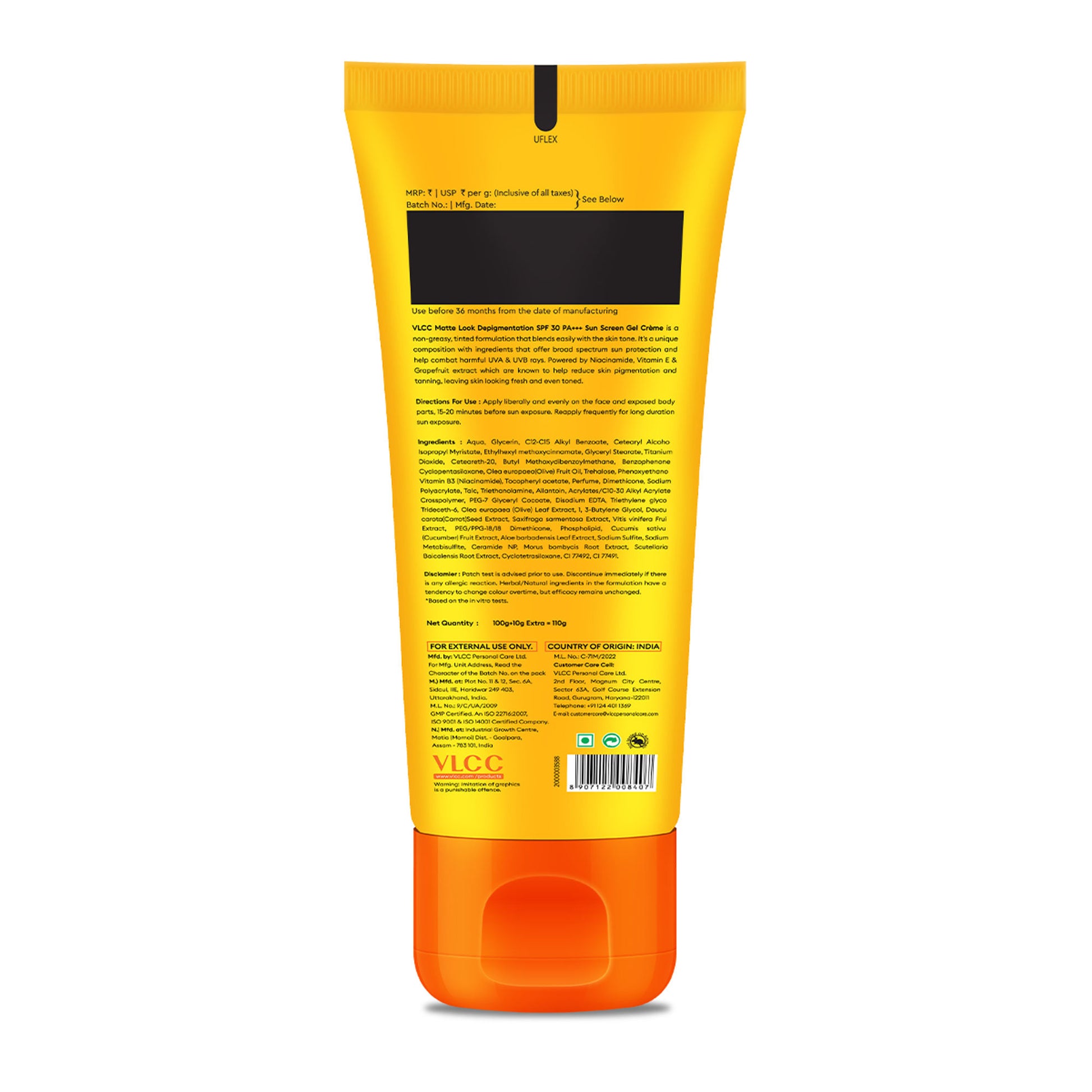 VLCC Matte Look SPF 30 Sun Screen Gel Creme