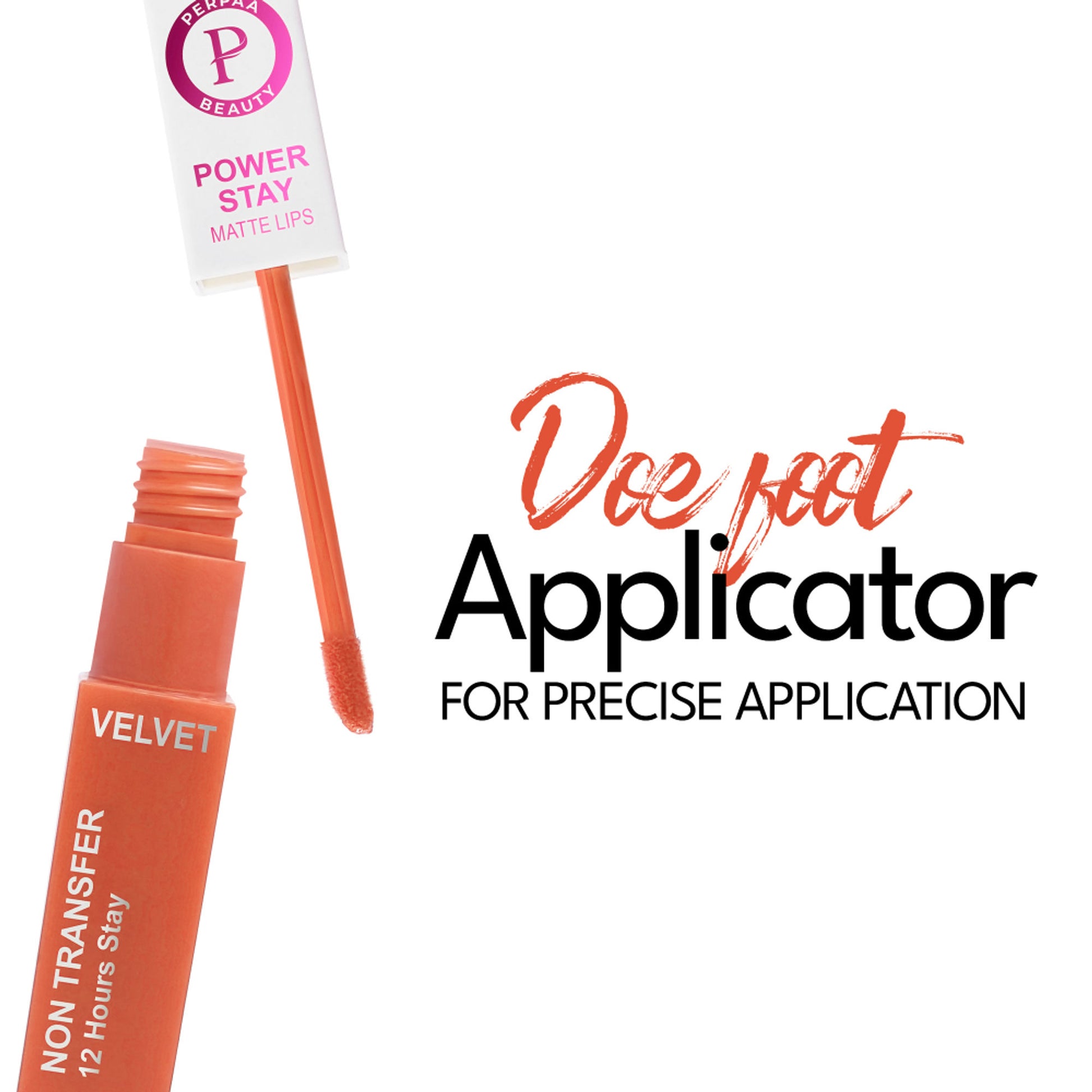 PERPAA Power Stay Waterproof Liquid Matte Lipstick - Nude