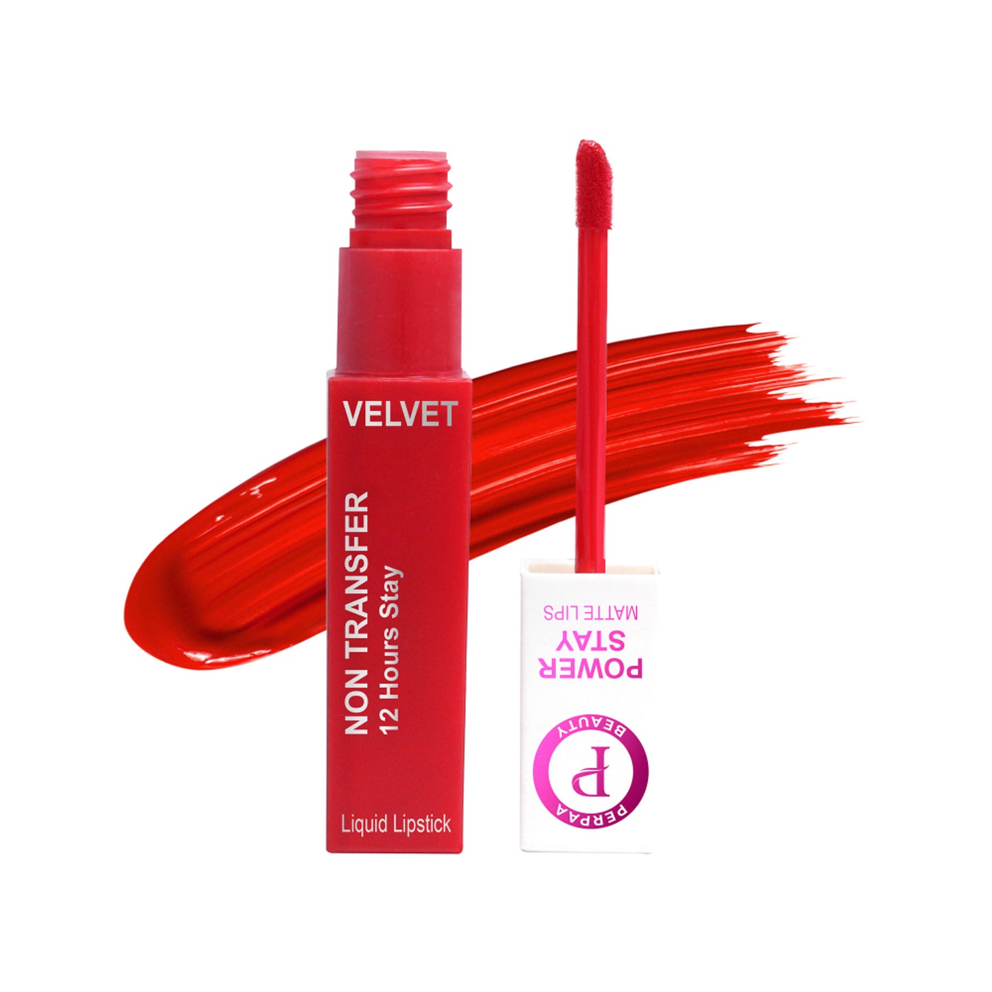 PERPAA Power Stay Waterproof Liquid Matte Lipstick - Apple Red