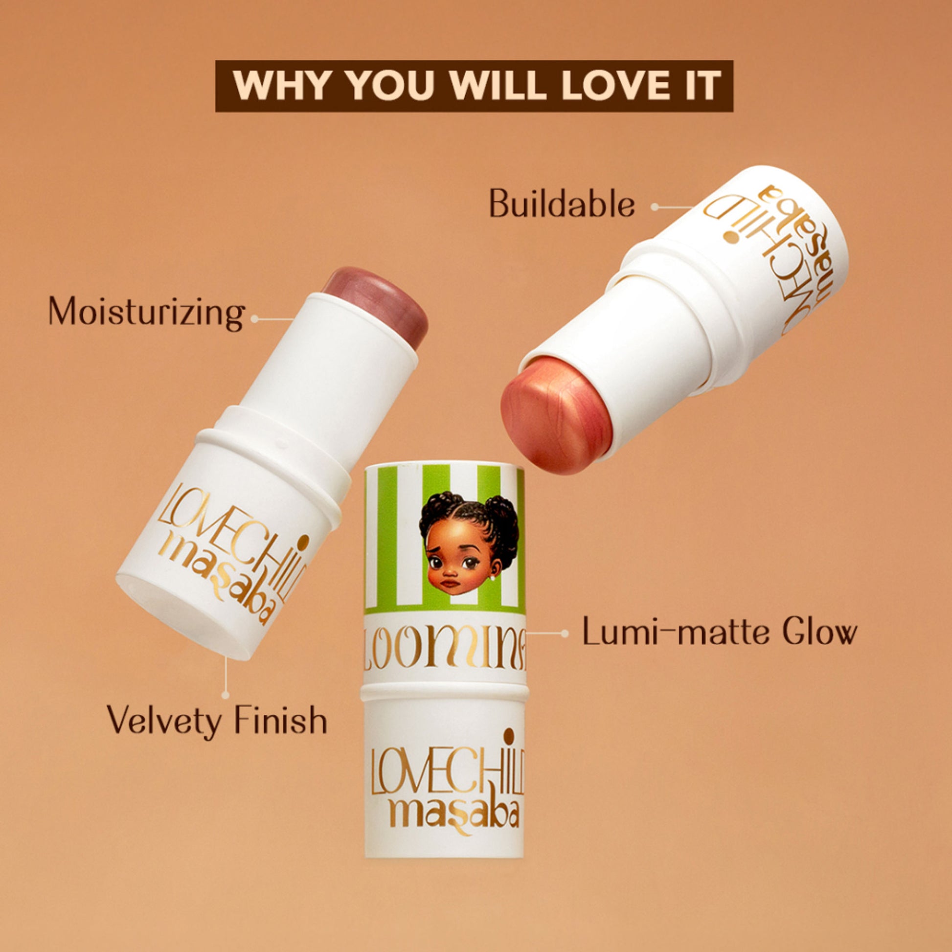 LoveChild Masaba Mini Masaba Bloominator Stick - Lullaby
